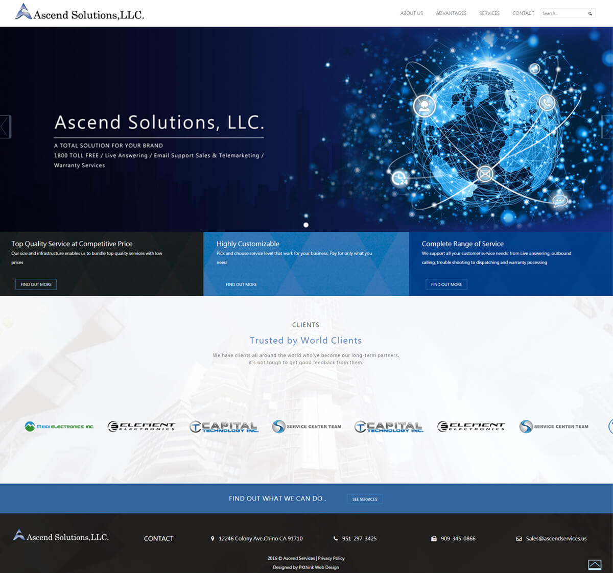 Ascend Solutions,LLC - 正式上線!